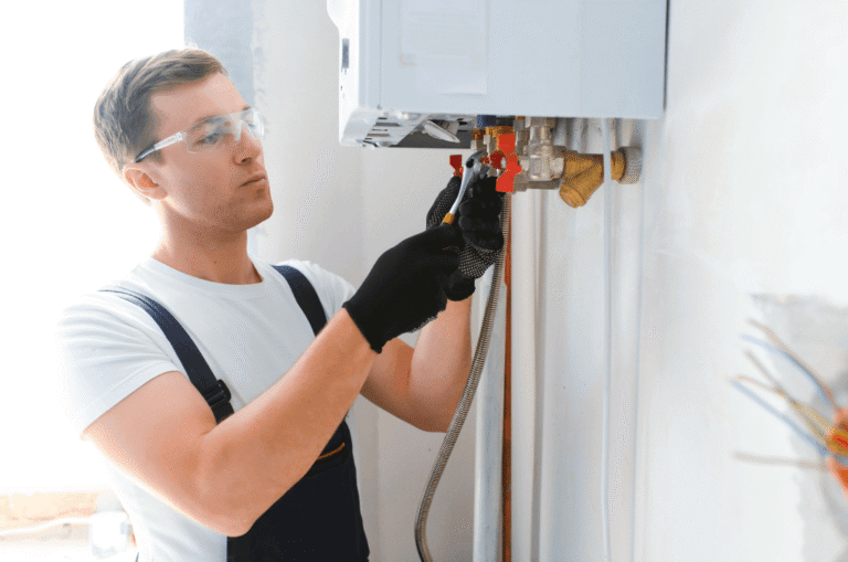 Gas boiler safety inspection by Pro Safety Certificates
